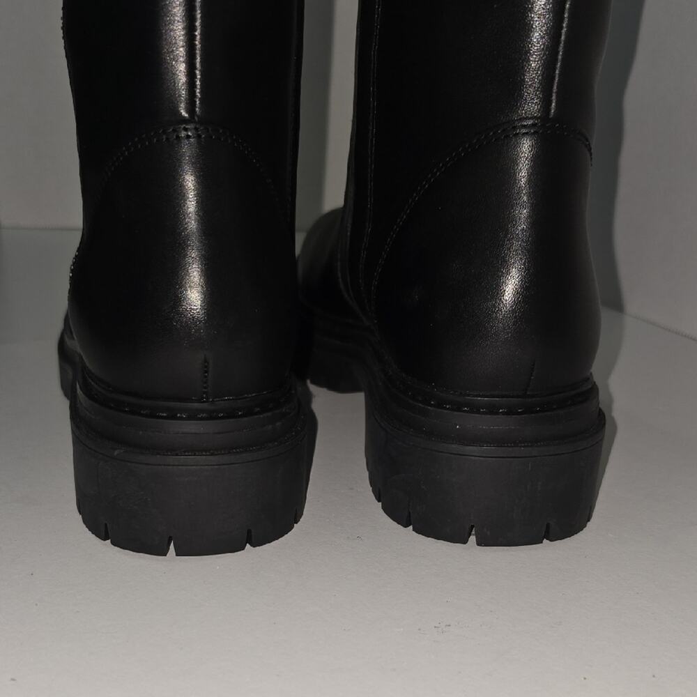 Michael Kors Carmen Leather Riding Boot 2.5in Heel Womens Size 6.5 - Picture 7 of 12